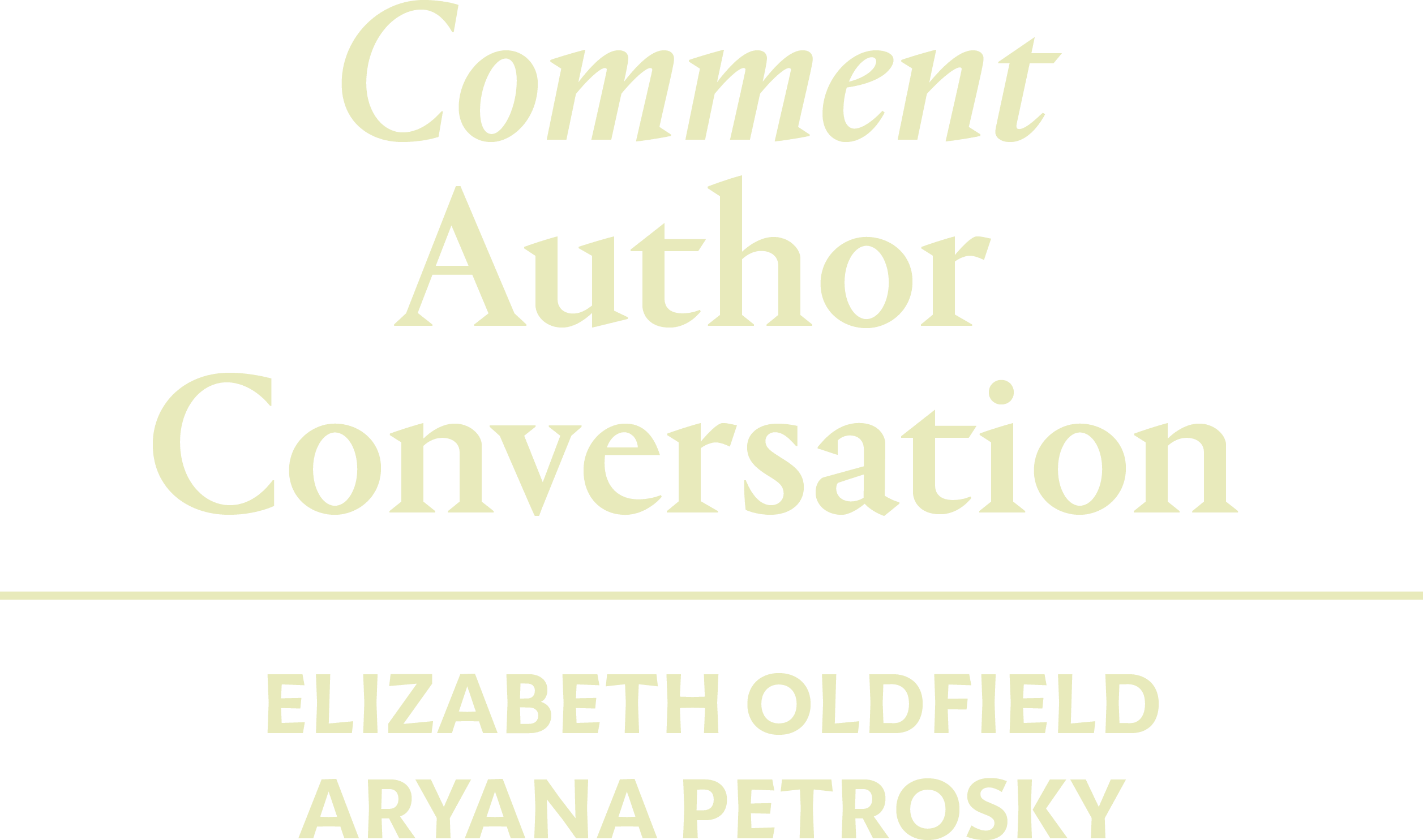 Author Conversation
