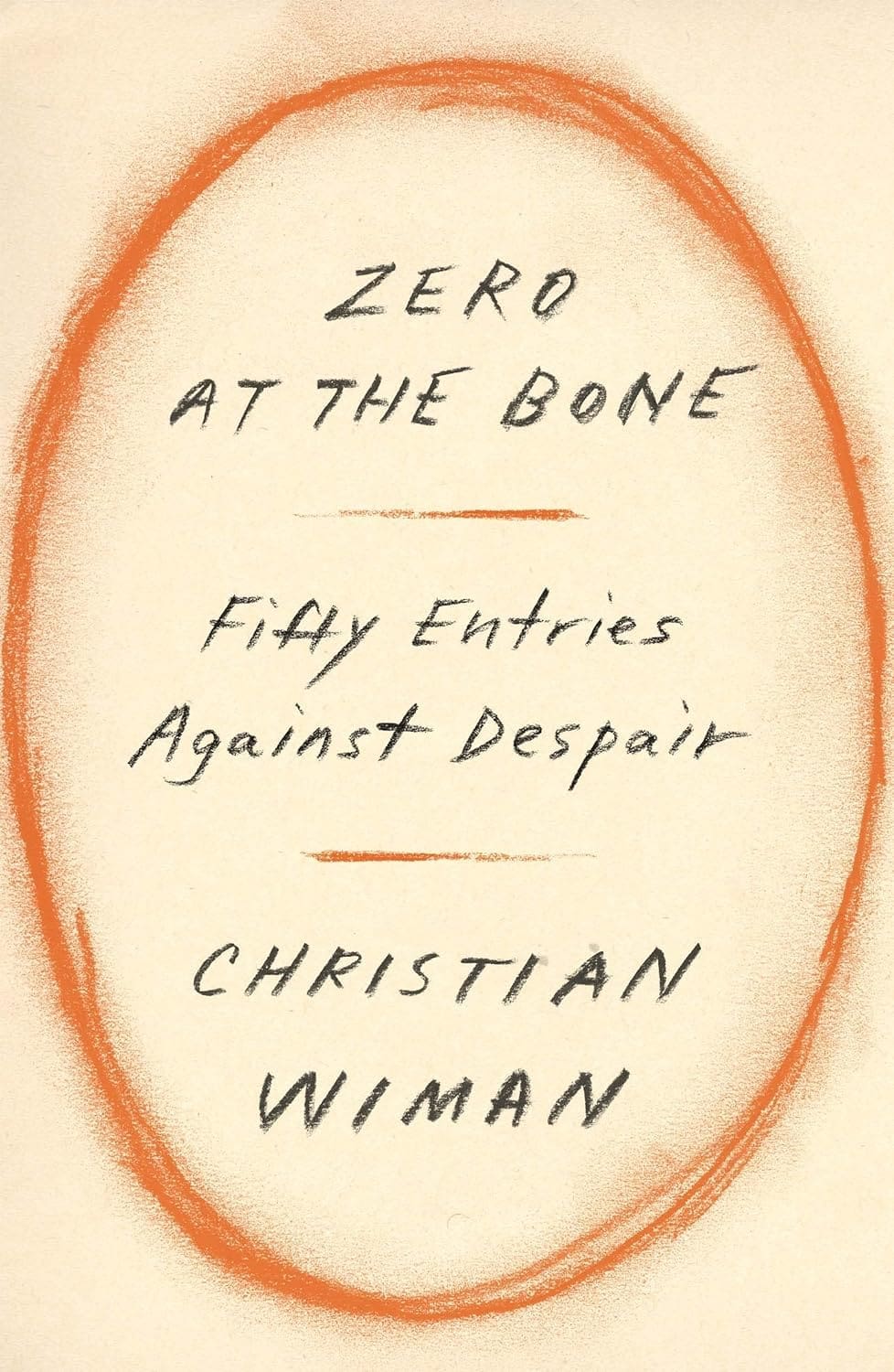 41btm4c6tuL._SX331_BO1,204,203,200_ Zero at the Bone: Fifty Entries Against Despair - Cover